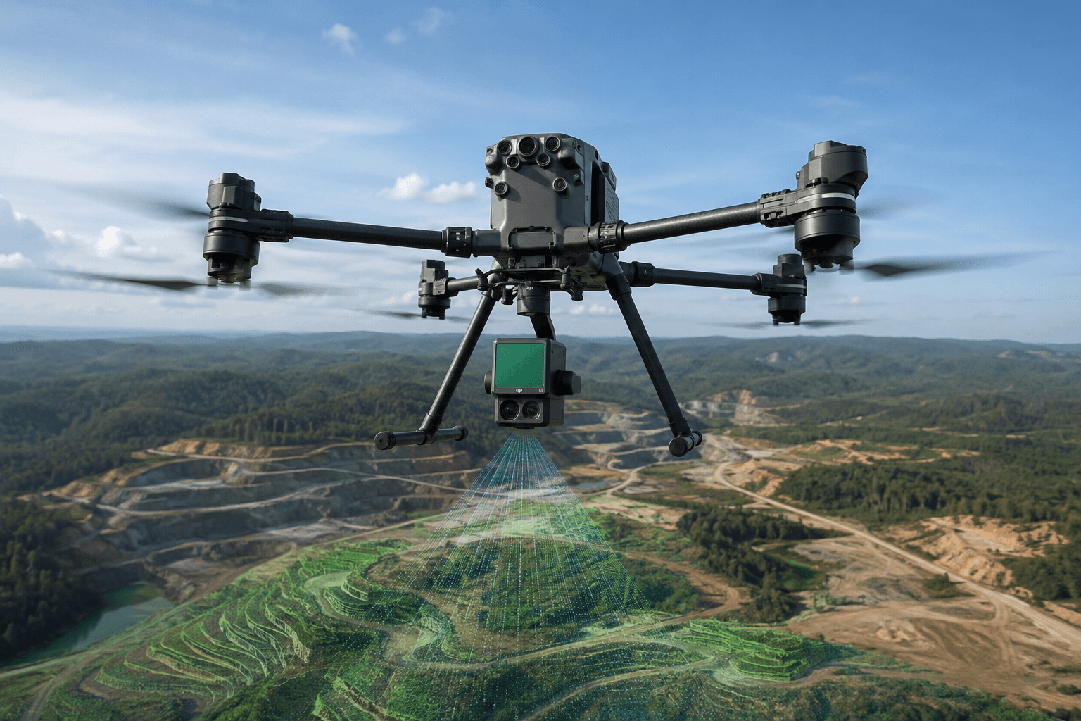 Drone DJI Matrice 400 + LiDAR Zenmuse L2